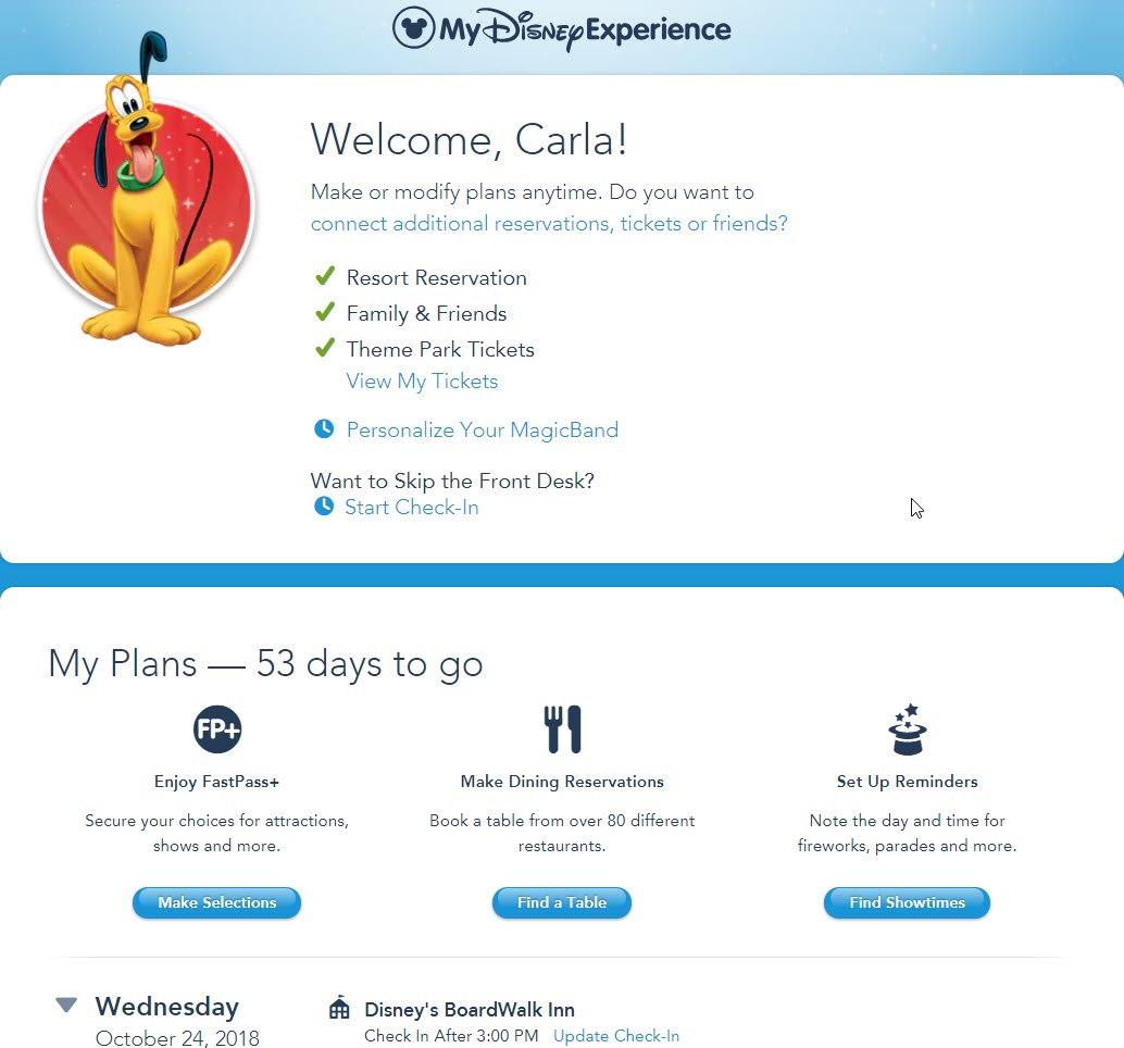 My Disney Experience Disney Daily Dime Disney World Planning Tool