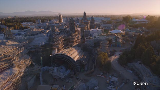 Star Wars: Galaxy's Edge under construction.