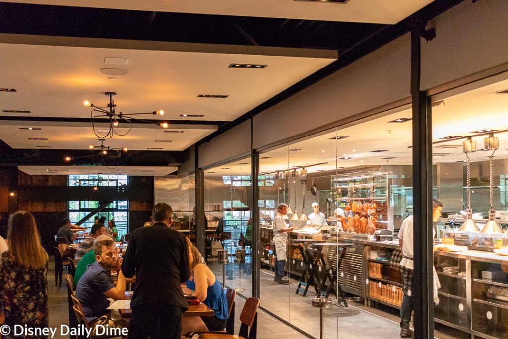 There are dining opportunities right next to the kitchen at Morimoto Asia.