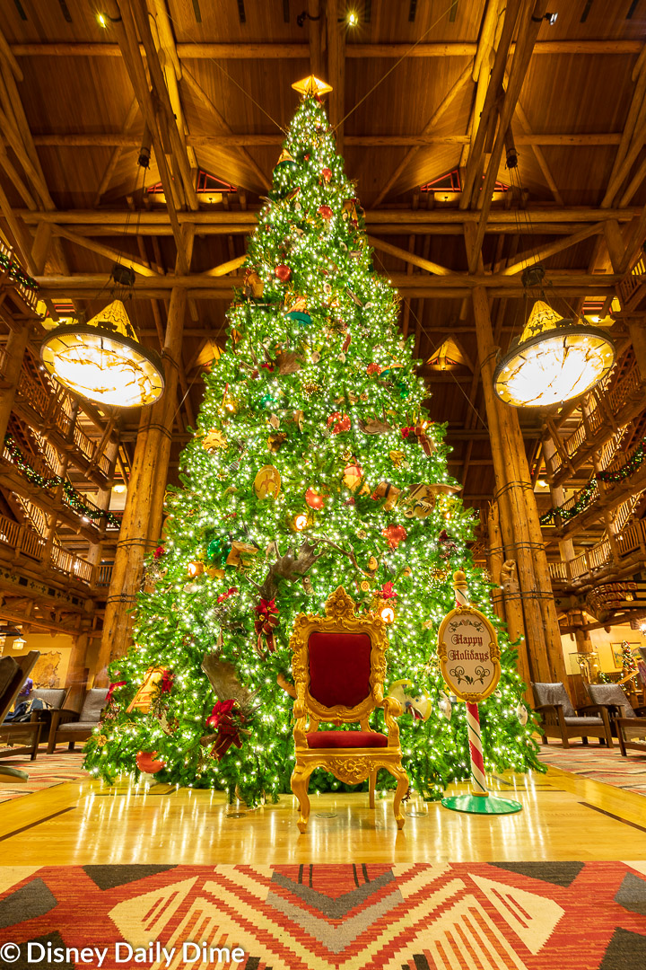 Disney's Wilderness Lodge at Christmas