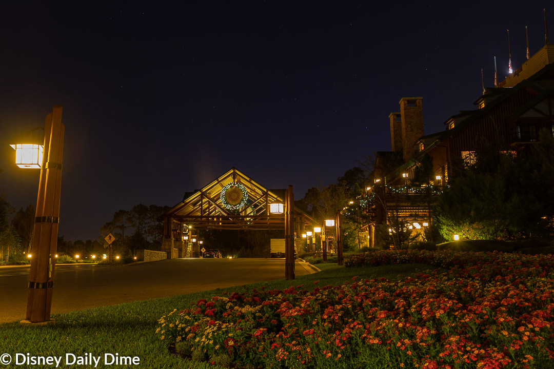 Disney's Wilderness Lodge at Christmas