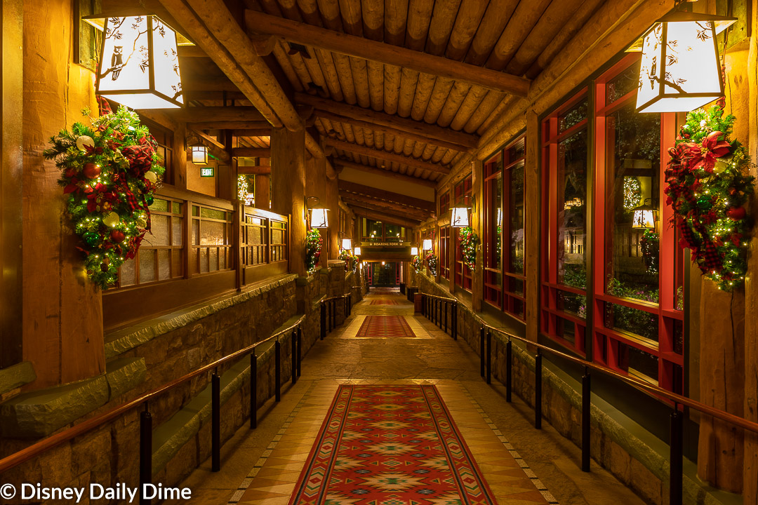 Disney's Wilderness Lodge at Christmas