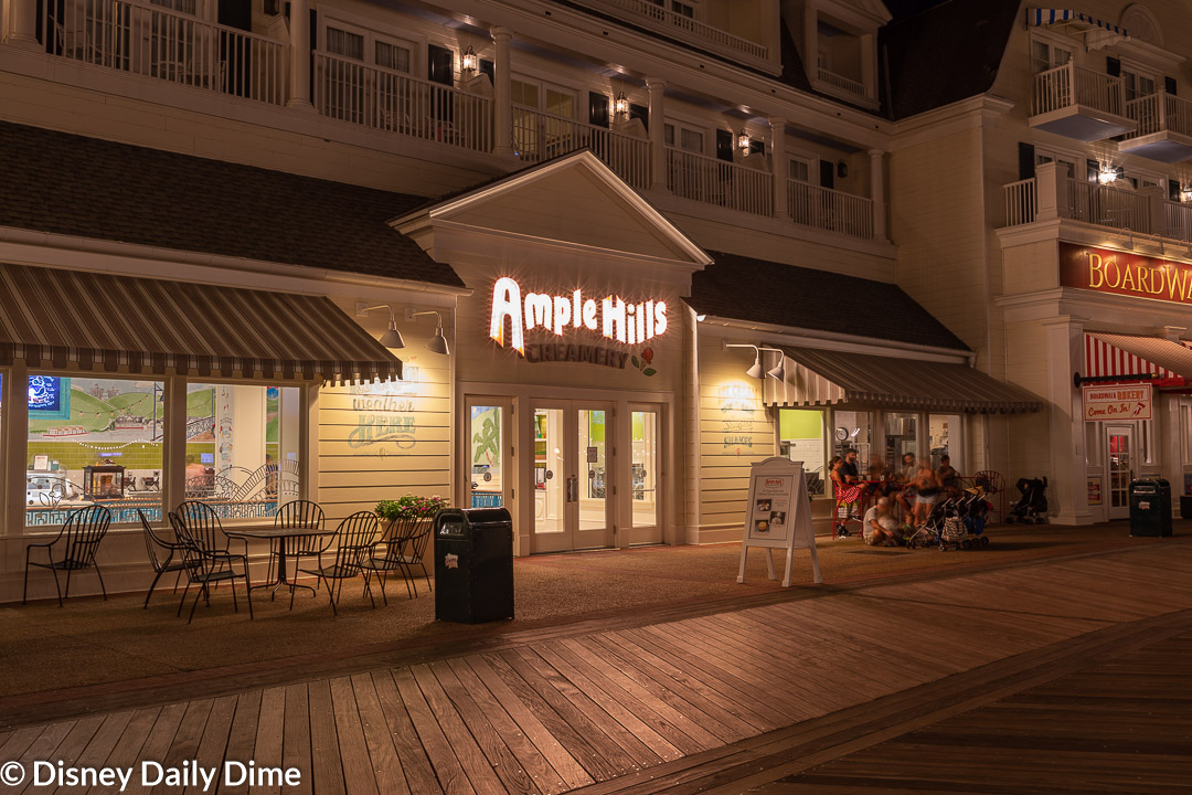 REVIEW of the NEW BoardWalk Ice Cream Shop in Disney World!