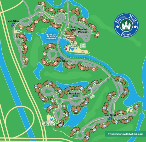 Old Disney Map