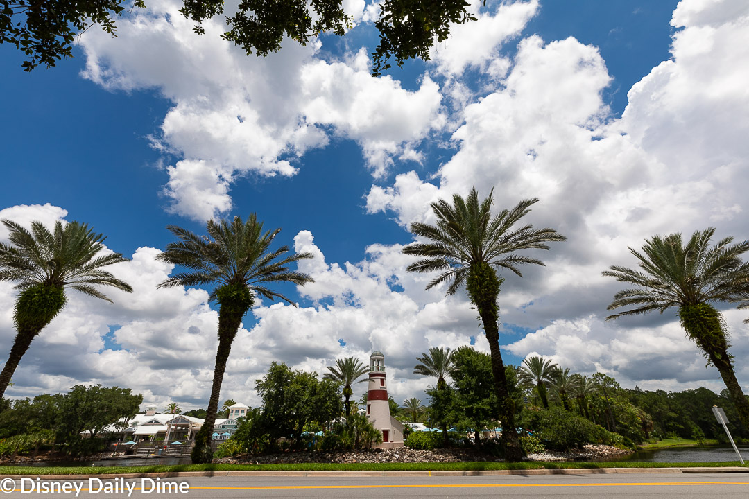 The lighthouse at the Sandcastle pool at Disney's Old Key West Resort was a great landmark that really adds to the resort.