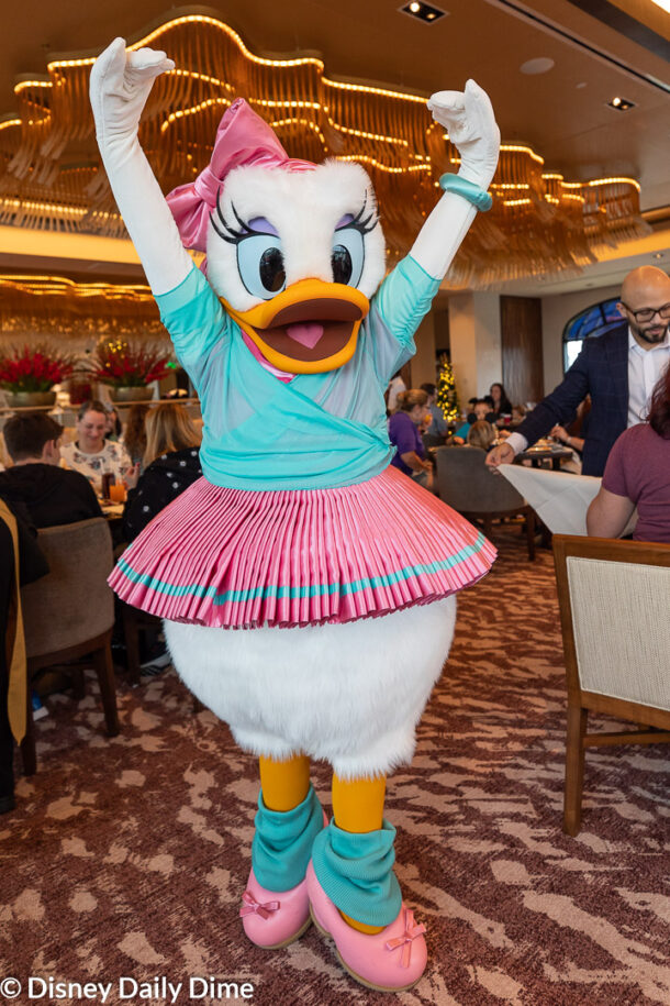 Topolino's Terrace Character Breakfast Review Breakfast à la Art with