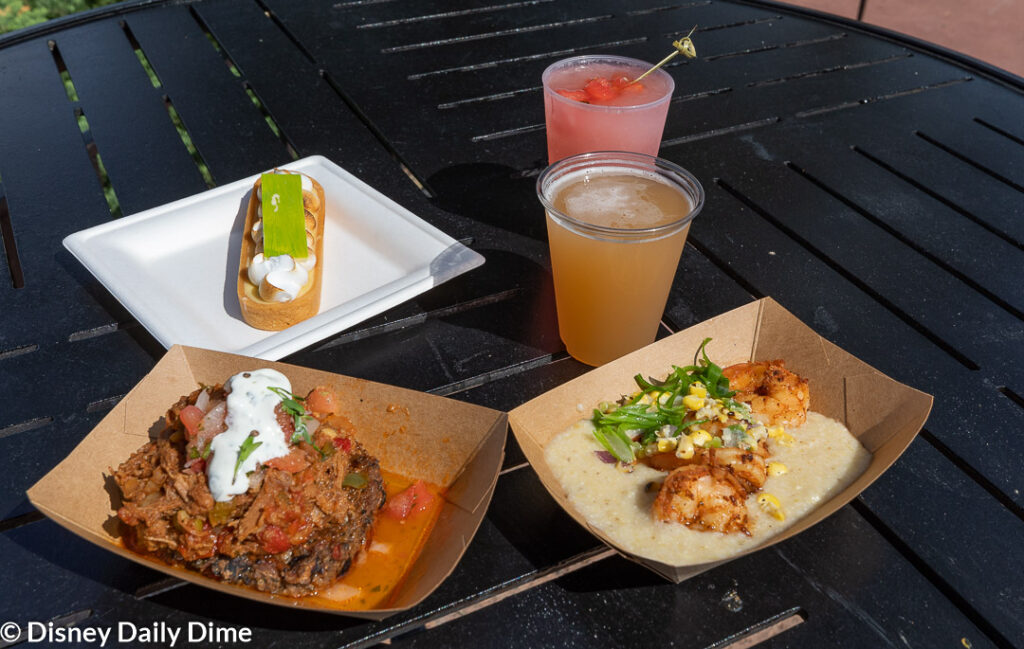 Our Florida Fresh review covers all the food and some drinks from this year's Epcot Flower & Garden Festival.