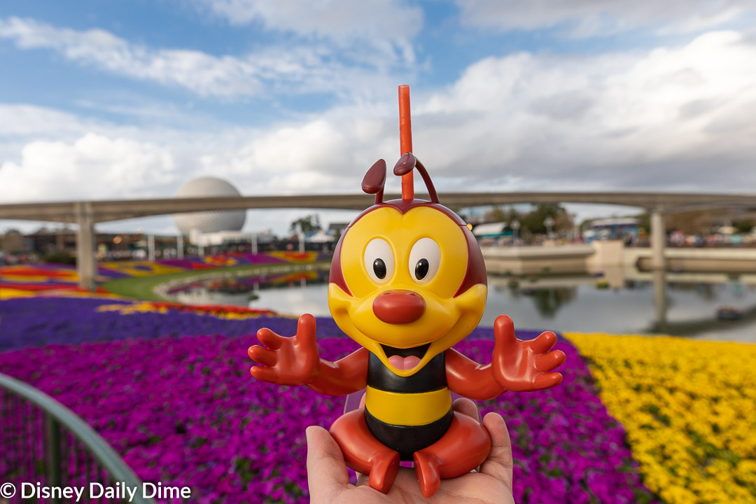 https://disneydailydime.com/wp-content/uploads/2020/03/Honey-Bee-stro-Review-%E2%80%93-Epcot-Flower-Garden-Festival-Spike-the-Bee-Sipper-Cup.jpg