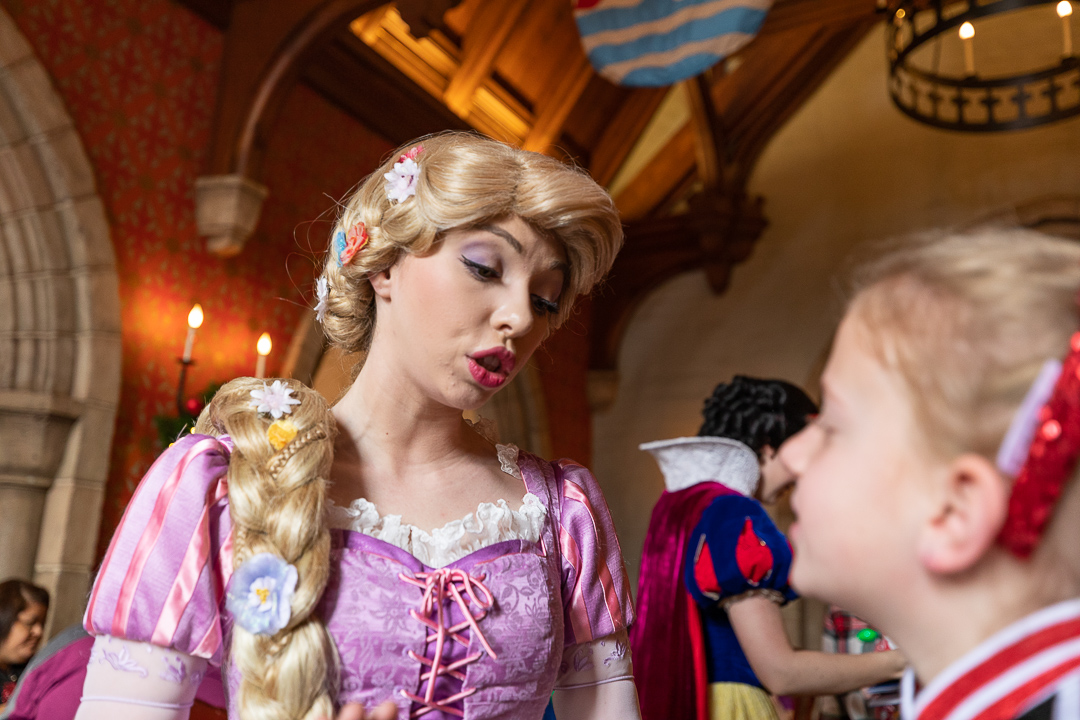 In total, you can meet five princesses at the Akershus breakfast.