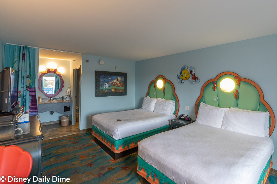 Disney’s Art of Animation Little Mermaid Room Review Disney Daily Dime