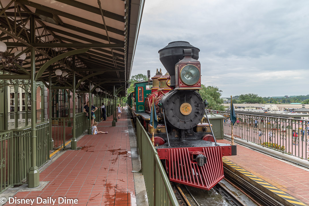 The trains are even named after Walt, his wfie, and brother.